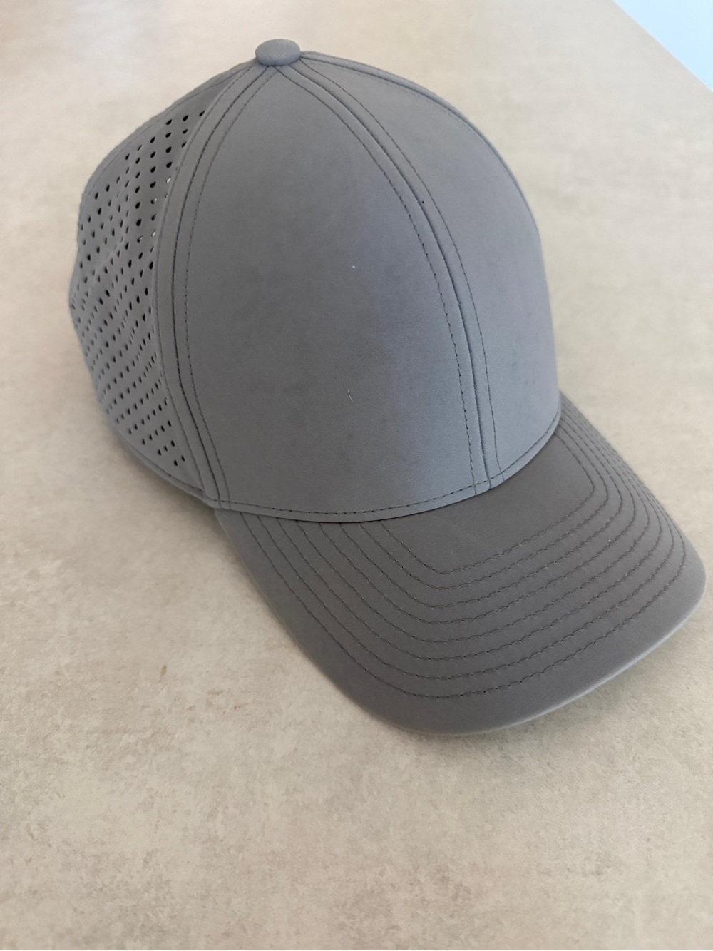 Ankor Gray Water Resistant Performance Baseball Cap - Gray, Adjustable Snapback